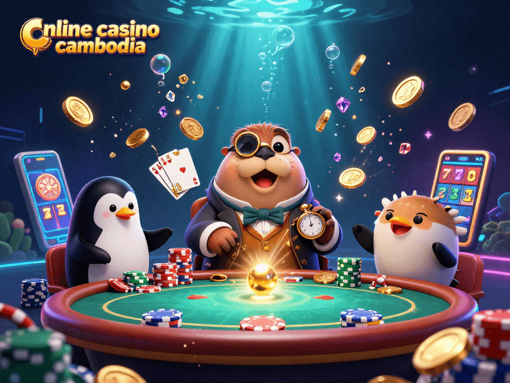 Engage with thrilling Online casino cambodia action featuring colorful characters and casino elements.