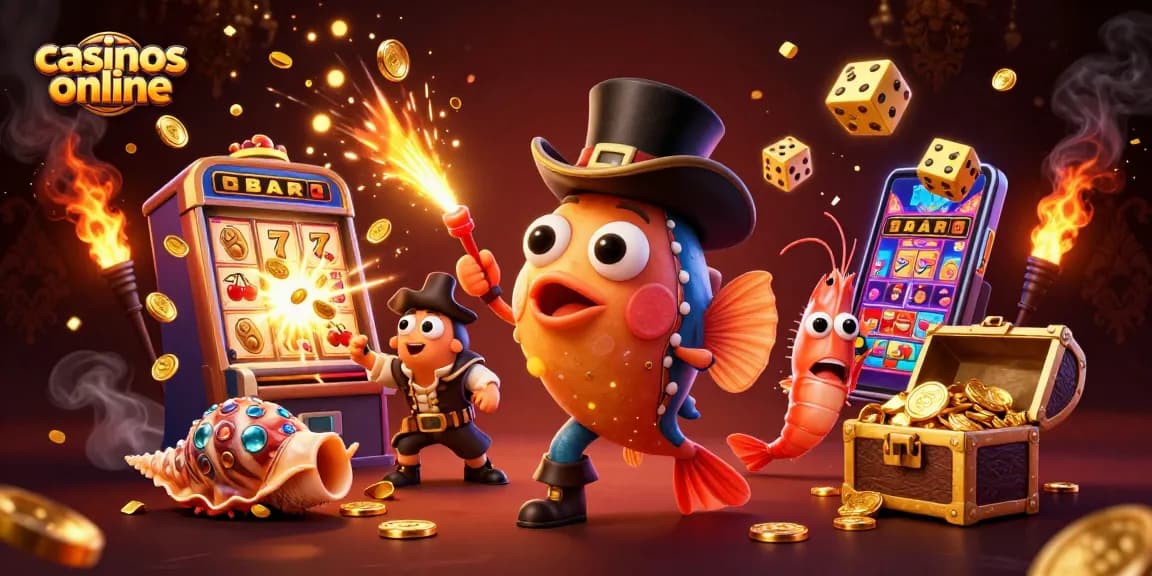 Disfruta de los mejores bonos en casinos online y activos vibrantes como tragaperras y símbolos de suerte.
