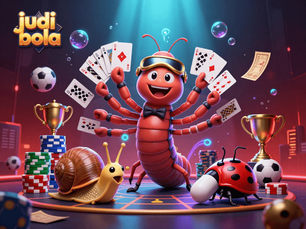 Experience judi bola excitement with a lively dealer and animated characters in dynamic 3D action.