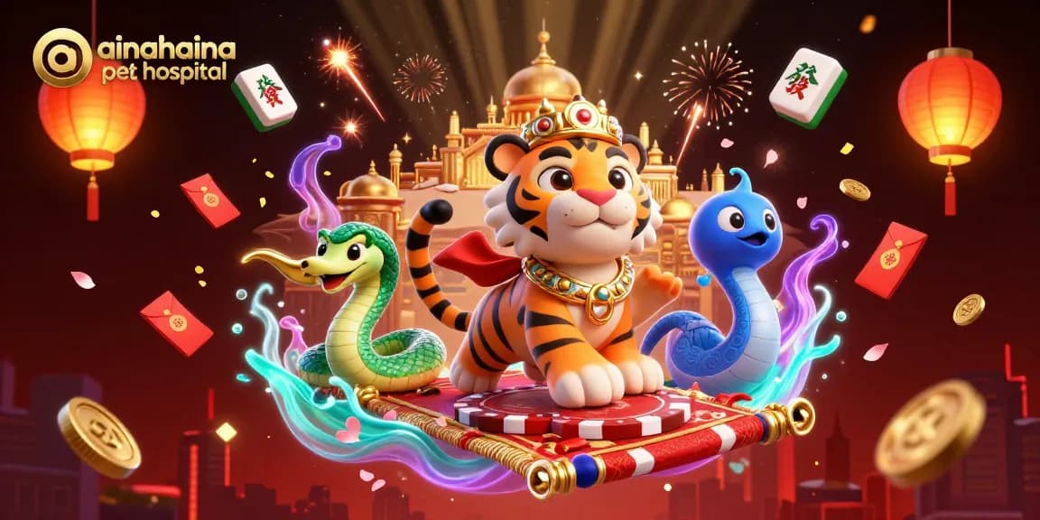 Engage with the ainahaina pet hospital as our tiger sultan strikes gold in a vibrant casino scene.
