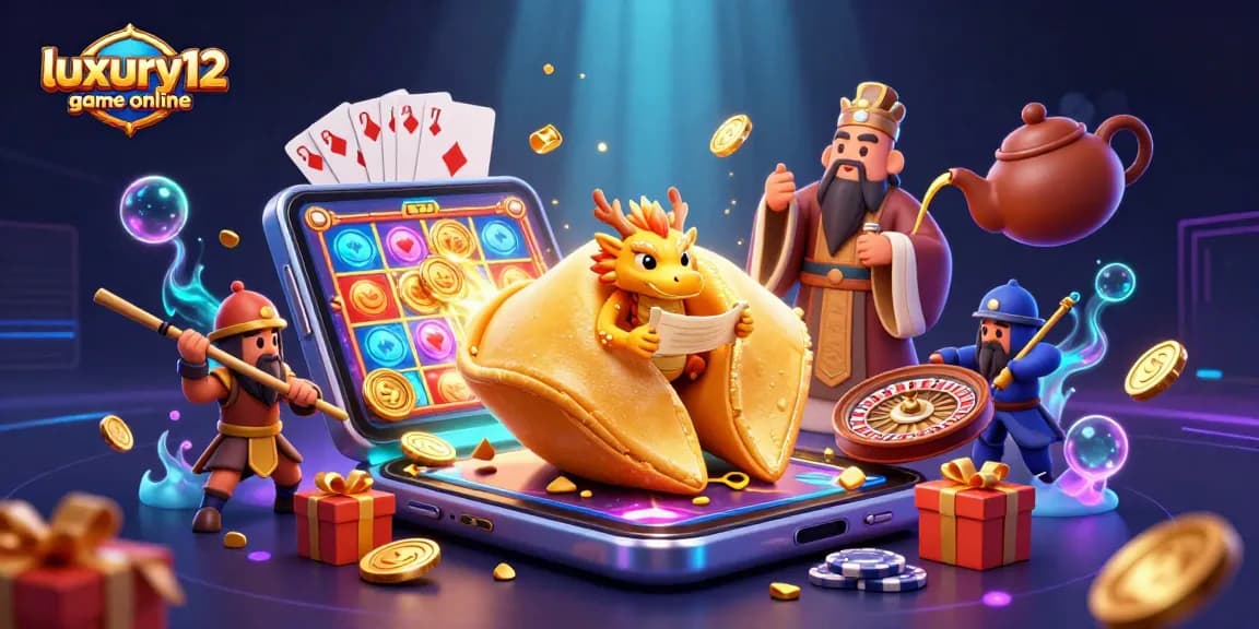 Experience luxury12 game online with vibrant 3D characters and dynamic casino elements.