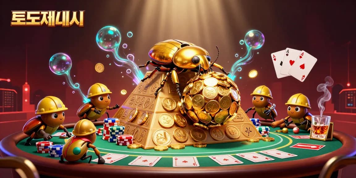 Experience excitement at 토토사이트 with vibrant casino elements in a dynamic scene.