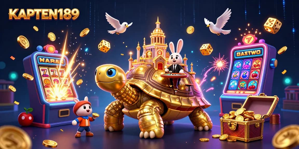 KAPTEN189 mengamati permainan slot online yang menyenangkan dan menguntungkan dengan karakter menarik dan harta berlimpah.