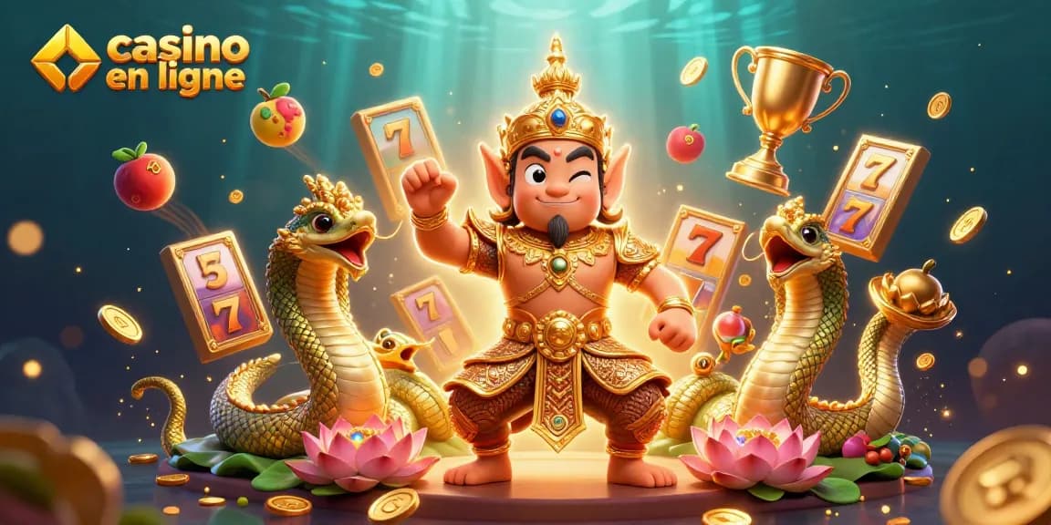 Vivez des aventures de casino en ligne avec des gardiens 3D palpitants, des machines à sous et des éléments dynamiques.