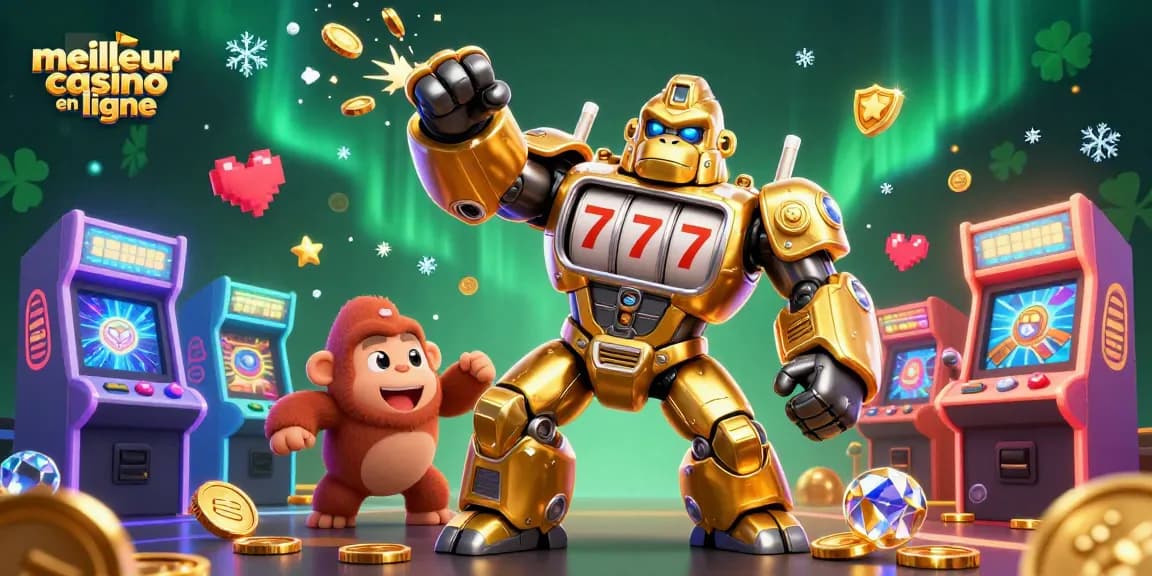 Illuminez votre expérience avec le meilleur casino en ligne, un gorille robot transformateur et des jeux captivants.