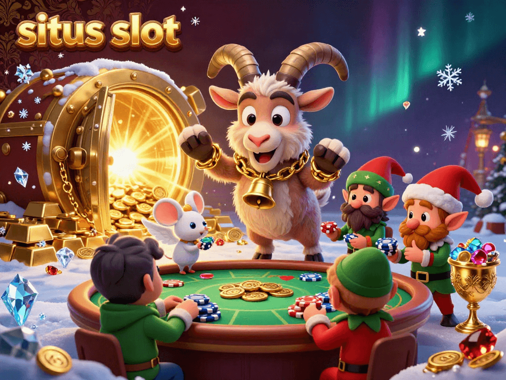 Situs slot offers thrilling gameplay with festive Krampus in a holiday-horror casino, lively mouse, and mischievous gremlins.