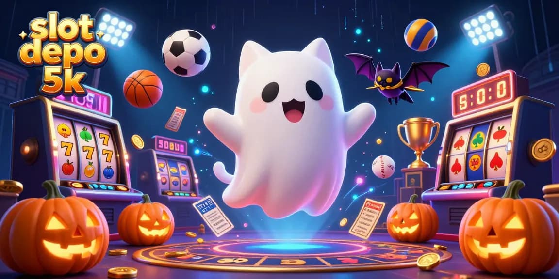 Experience exciting wins at slot depo 5k with fun ghostly characters and vibrant casino games.