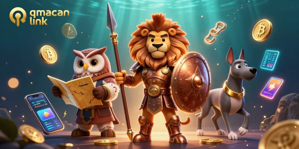 Experience the excitement of gambling with the qqmacan link in a glowing casino environment.