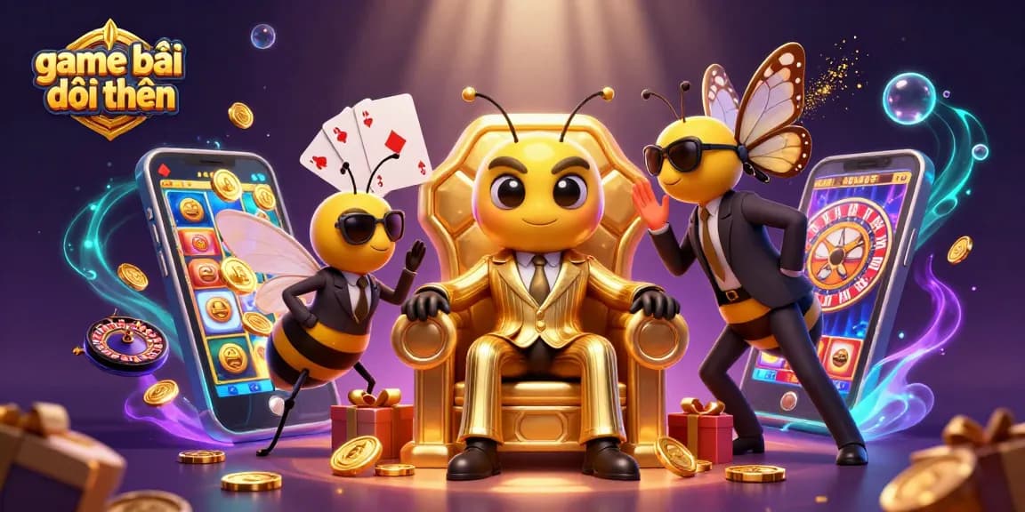 Engage with captivating game bài đổi thưởng action illustrated in a vibrant casino setting