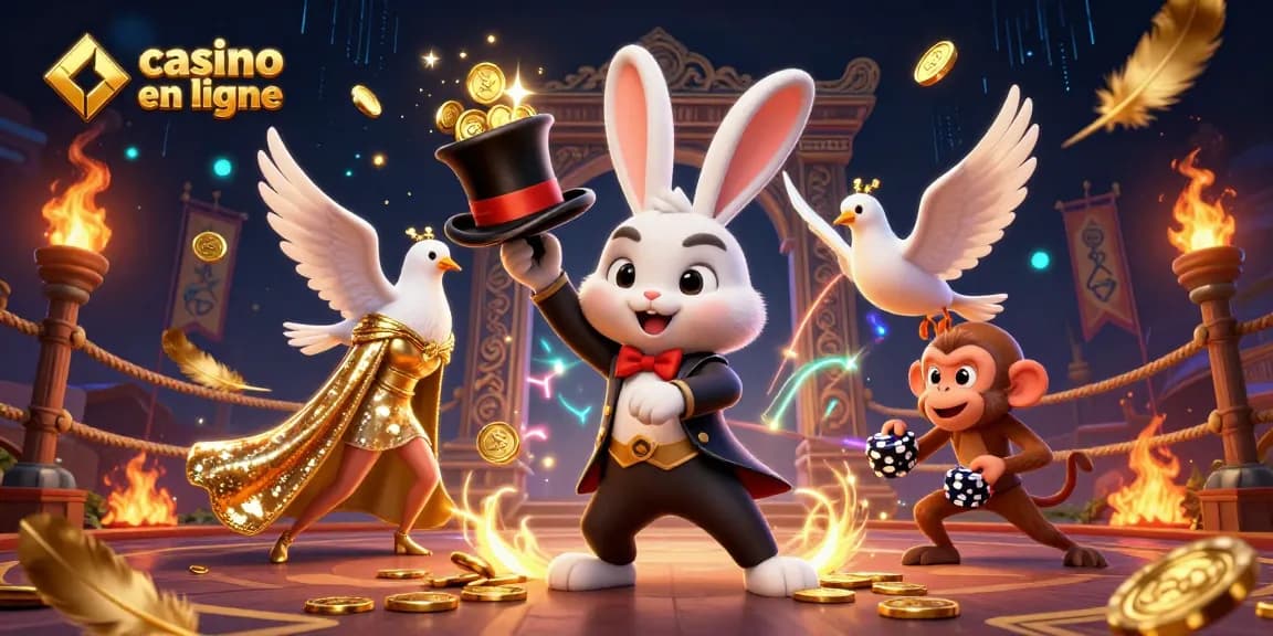 Jouez à des jeux captivants sur un casino en ligne tout en découvrant des animations magiques uniques.