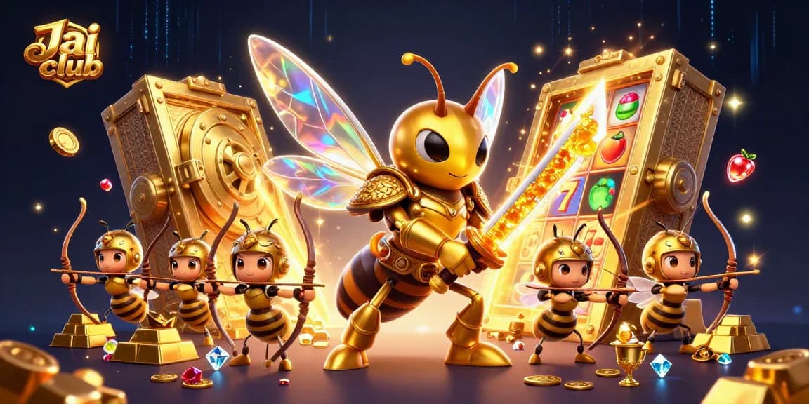 Engage in thrilling gameplay on Jai Club featuring a vibrant, dynamic casino atmosphere with unique characters.