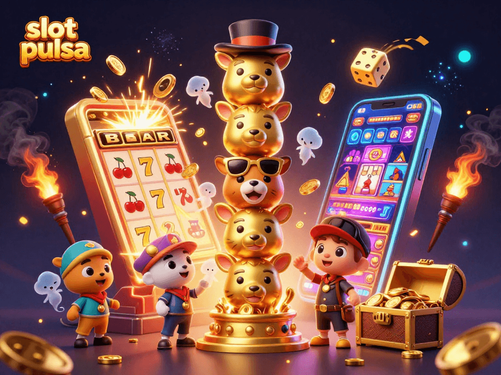 Play thrilling slot pulsa games with vibrant characters and exciting jackpots!