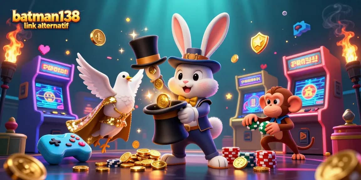 Experience joyful gaming with batman138 link alternatif featuring engaging characters and vibrant casino elements.