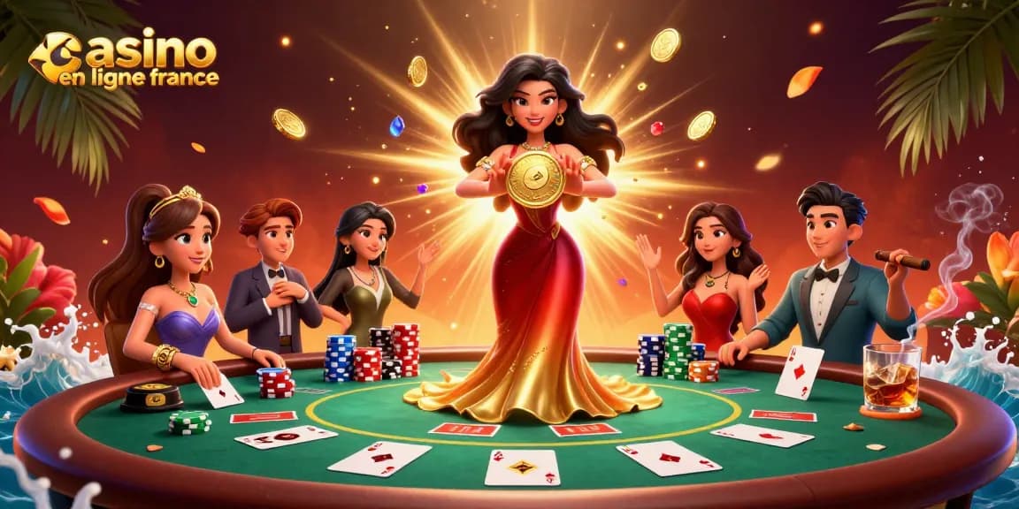 Vivez l'excitation au casino en ligne France avec une scène époustouflante de gains et un gameplay dynamique.