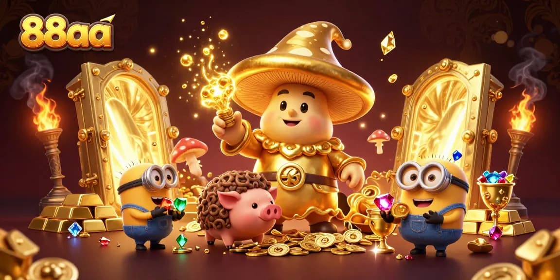 Engage with 88aa's thrilling adventures in a magical casino universe filled with treasures and excitement.