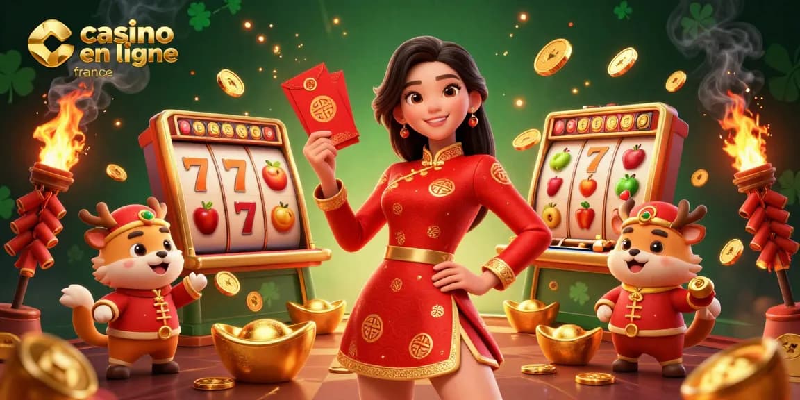 Découvrez l'excitation de casino en ligne France avec des personnages vibrants et des éléments de jeu dynamiques.