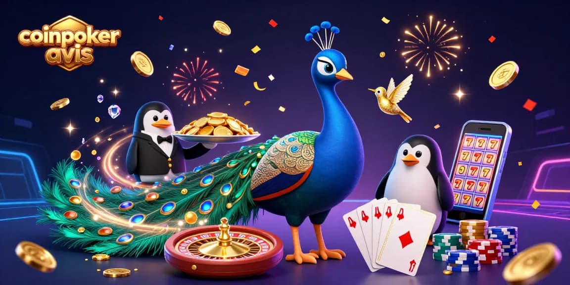 Découvrez l'expérience unique de CoinPoker avis à travers un monde de jeux colorés et palpitants.