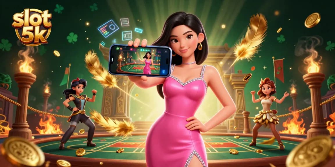 Spin and win with slot 5k games featuring vibrant animations and immersive visuals.