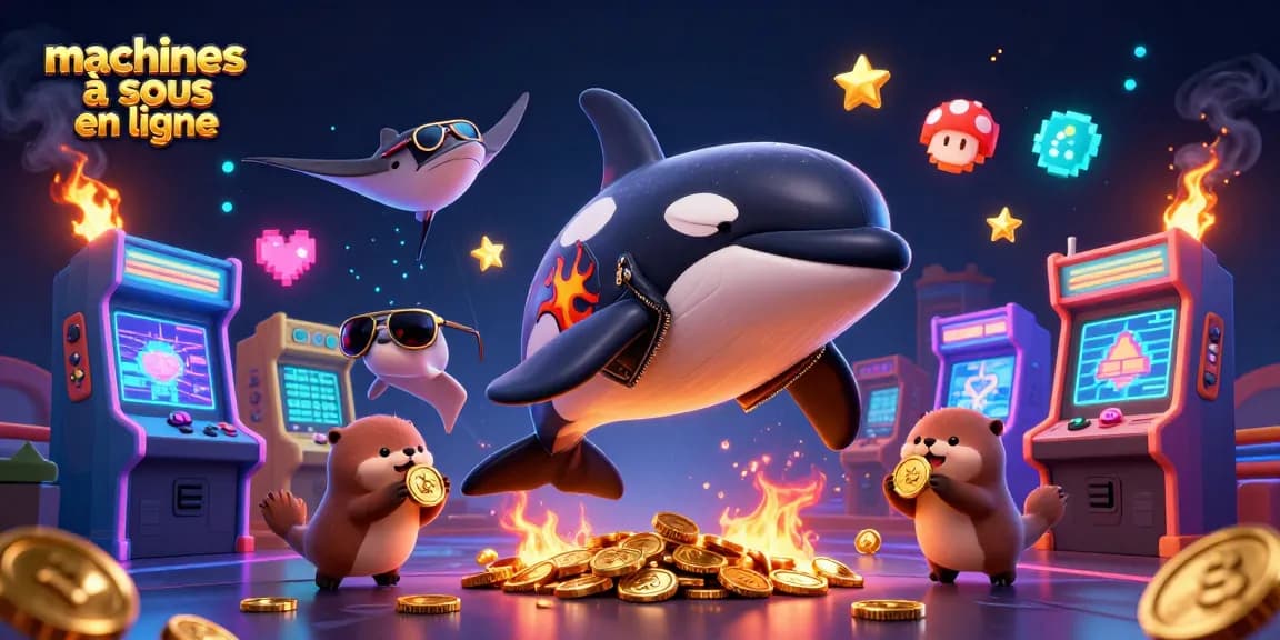 Jouer aux machines à sous en ligne avec des personnages marins animés et des éléments dynamiques.