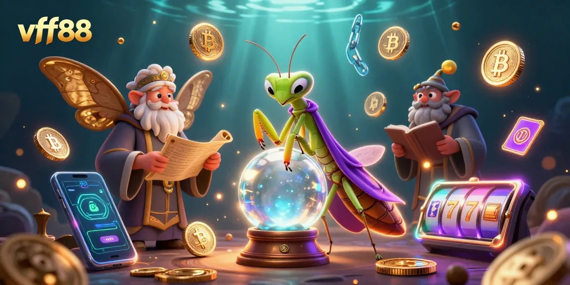 Engage in thrilling gaming adventures at vff88 with a vibrant, illustrated casino scene.