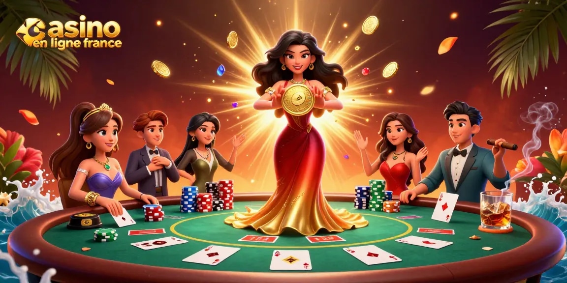Vivez l'excitation au casino en ligne France avec une scène époustouflante de gains et un gameplay dynamique.