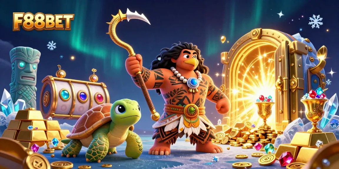 Experience the thrills of F88BET with vibrant casino games and dazzling gold treasures.