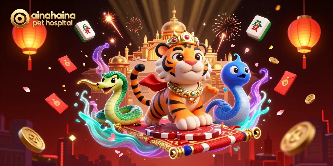 Engage with the ainahaina pet hospital as our tiger sultan strikes gold in a vibrant casino scene.