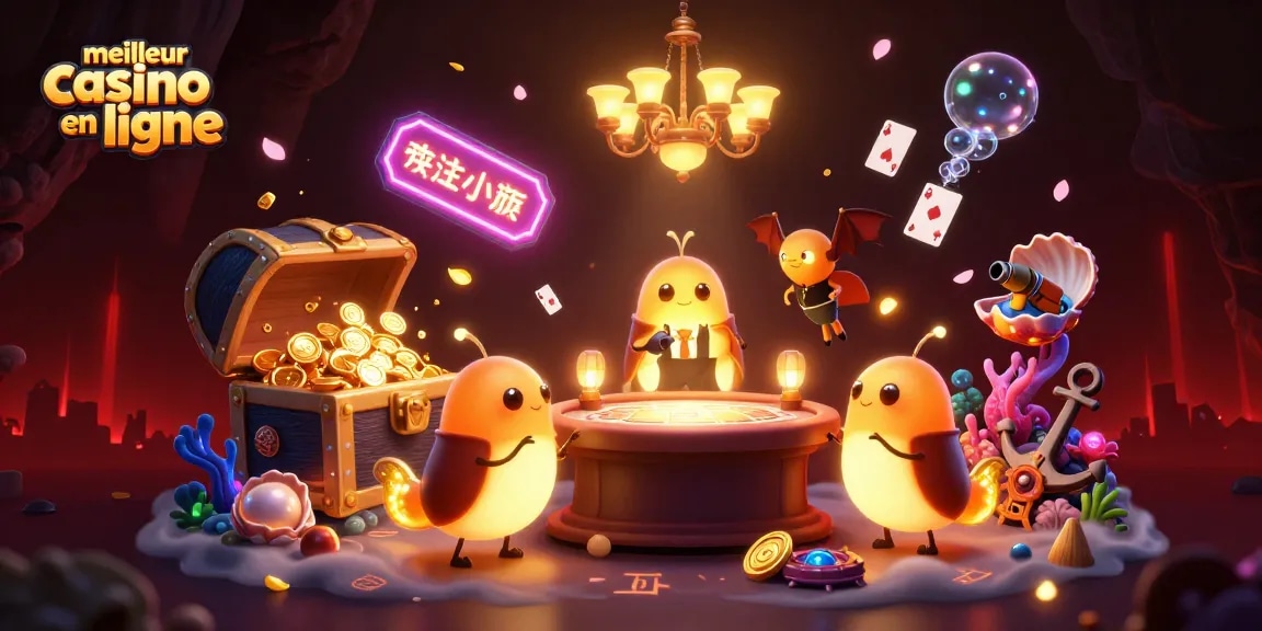 Jouez au meilleur casino en ligne avec une ambiance éclairée par des vers luisants illuminant chaque coin de la salle.