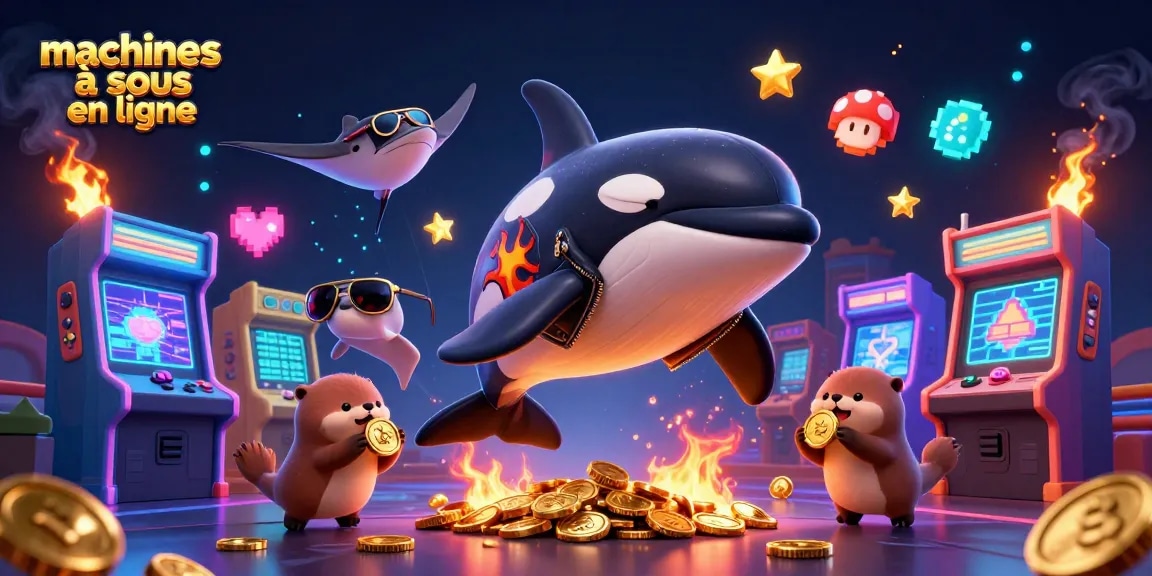 Jouer aux machines à sous en ligne avec des personnages marins animés et des éléments dynamiques.