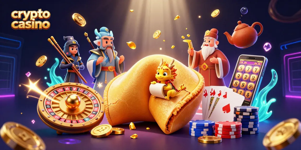 Gioca e vinci nel crypto casino con slot e premi scintillanti in un ambiente animato.