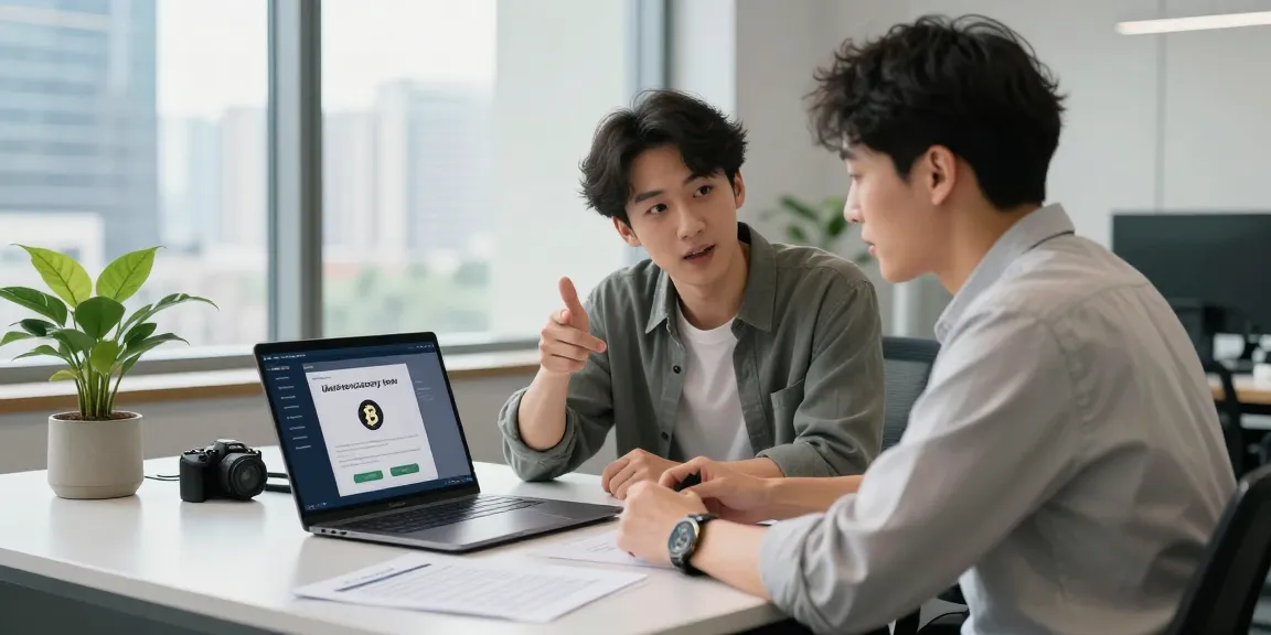 Recover lost crypto through innovative discussions in a modern office setting.