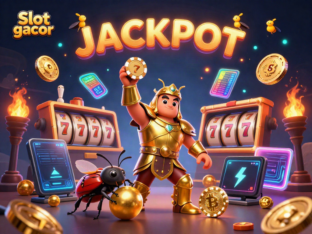 Experience the thrill of winning with Slot gacor in this vibrant digital casino scene.