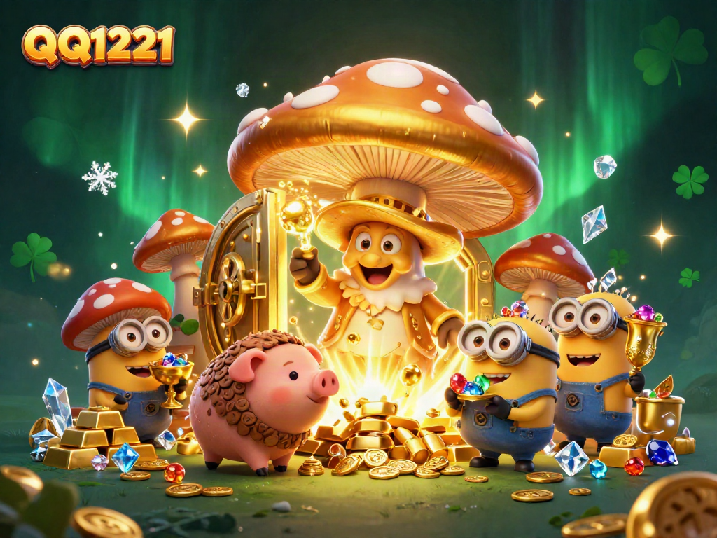Experience thrilling gameplay at QQ1221 as the golden wizard brings treasures and excitement to life!
