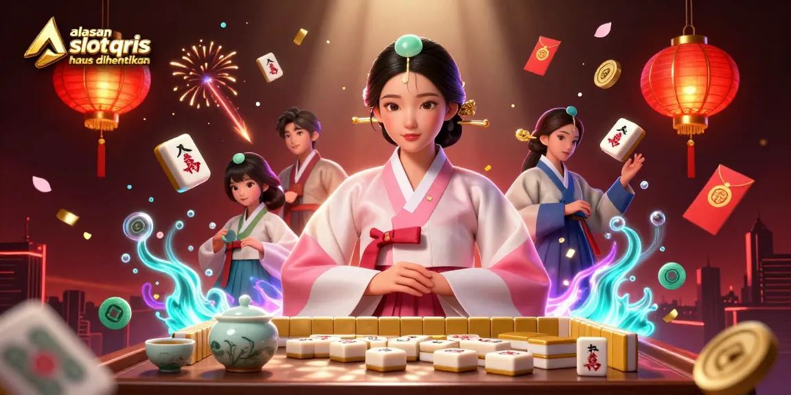 Experience the impact of alasan slot qris harus dihentikan through this vibrant casino scene showcasing traditional elements and gaming effects.