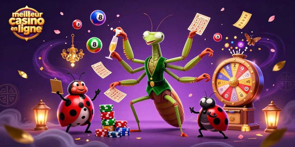 Le meilleur casino en ligne avec des personnages animés jouant et célébrant des gains.