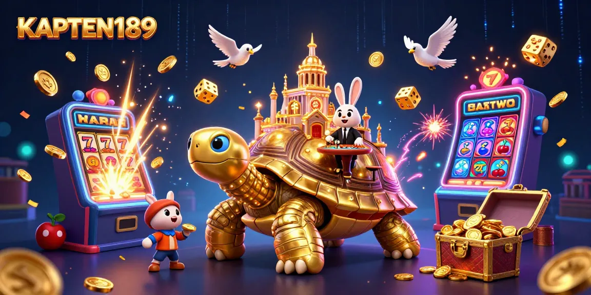 KAPTEN189 mengamati permainan slot online yang menyenangkan dan menguntungkan dengan karakter menarik dan harta berlimpah.